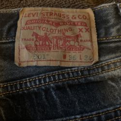 Levi’s 501 Black 36x34 