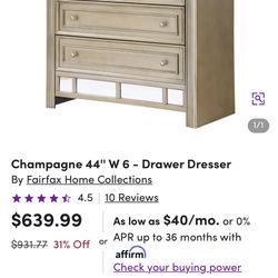 Dresser With 6 Drawers