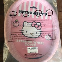 Sanrio Hello Kitty Pink Steering Wheel Cover