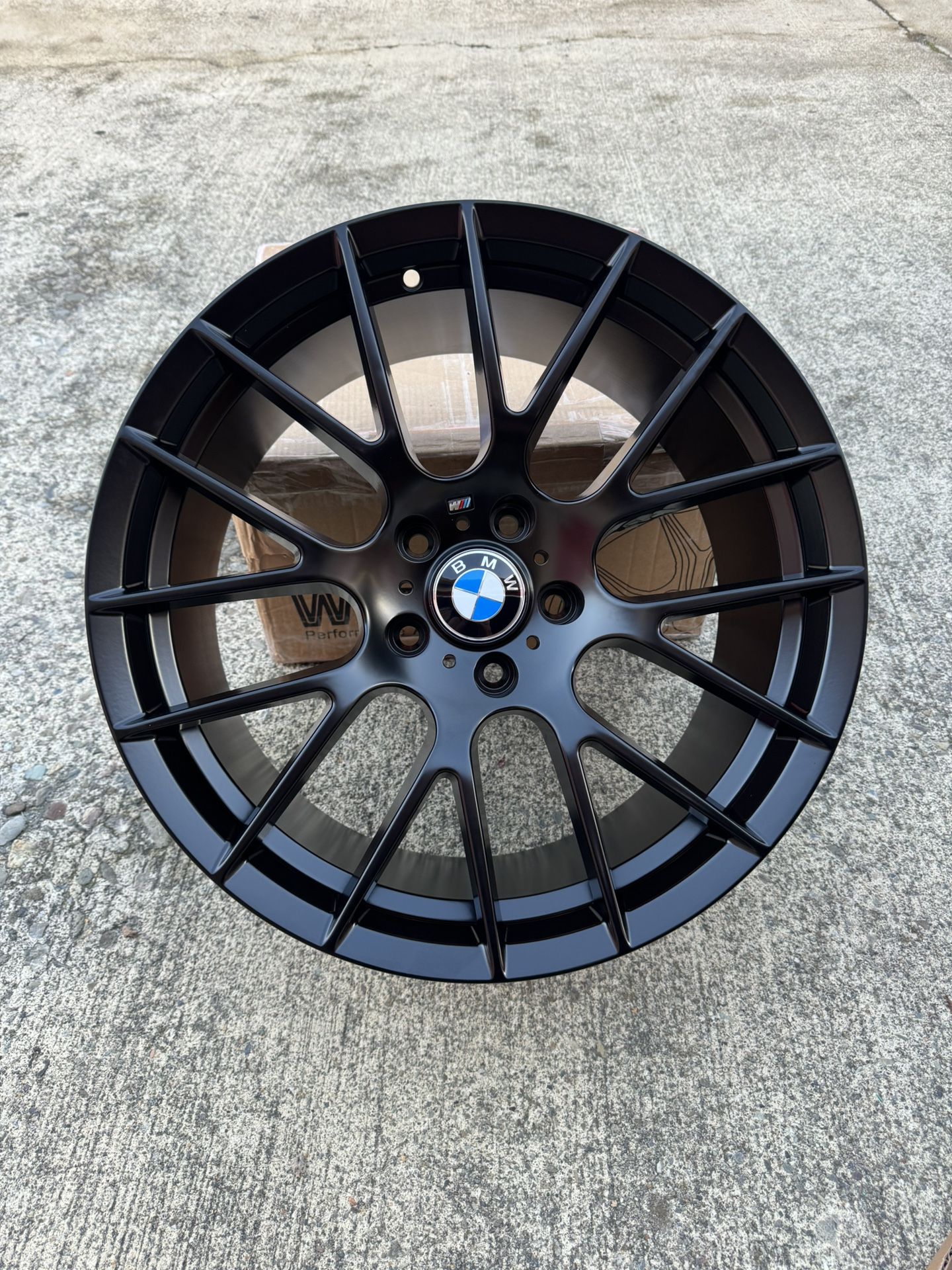 Brand New 19” Staggered Satin Black BMW Style Wheels 5x120 Price Firm!