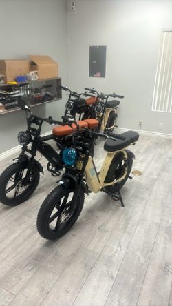 55 down on assembled moped style ebike
