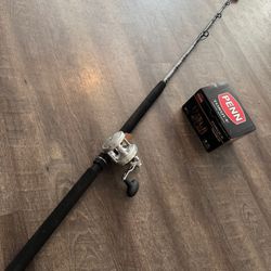 Murrieta Area New 940$ Penn Torque 25N Two speed. United Composite 8’ 30-60 New Del Mar Salt Water Fishing Combo. 