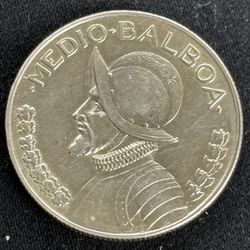 Medio Bolboa 1966. Coin Of Panama 