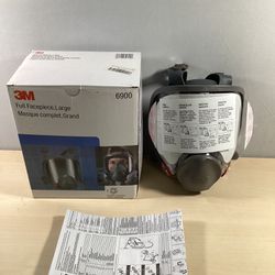 3M Respirator Kit, Full Face 6900, Reusable, Large