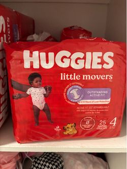 Huggies diapers size 4