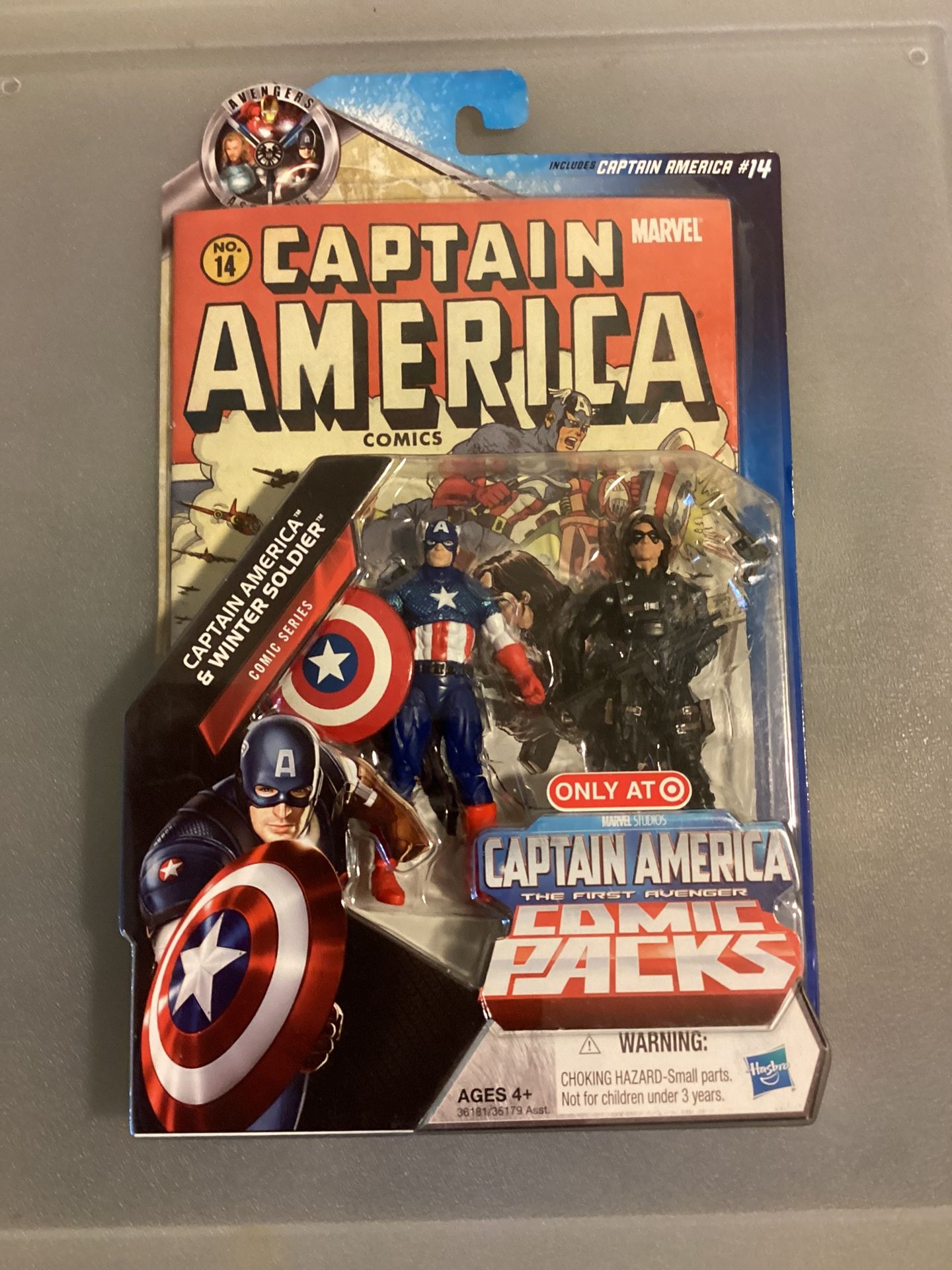 Marvel Universe Comic Packs Captain America CAPTAIN AMERICA AND WINTER SOLDIER Target Exclusive