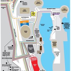  South Lot Premium (RedLot) Parking Pass - The best Tailgate Spot Bears vs New Orleans Saints