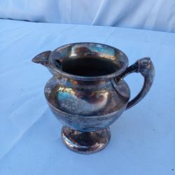Beautiful Vintage Gorham Silver On Copper Creamer