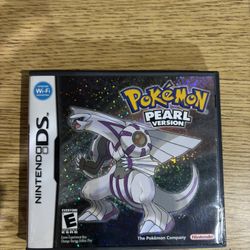 Pokémon Pearl Version CASE for the Nintendo DS (NO CARTRIDGE)