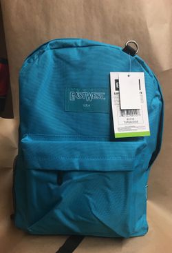 16” Polyester Backpack Turquoise color
