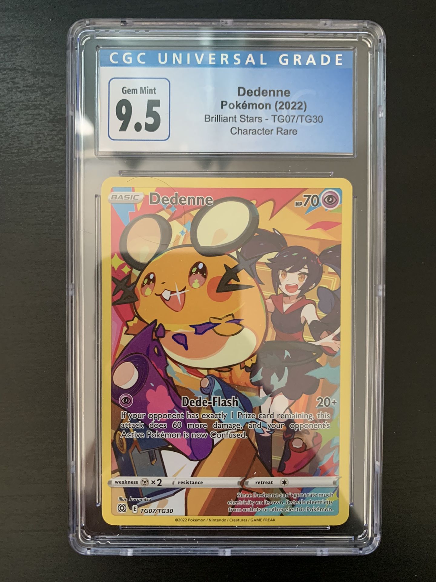 Dedenne Character Rare CGC 9.5