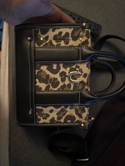 Coach Mini Tote Bag Leopard Print