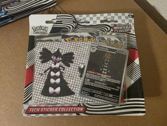 Pokemon Cards White Flare Tech Sticker Collection Blister Pack
