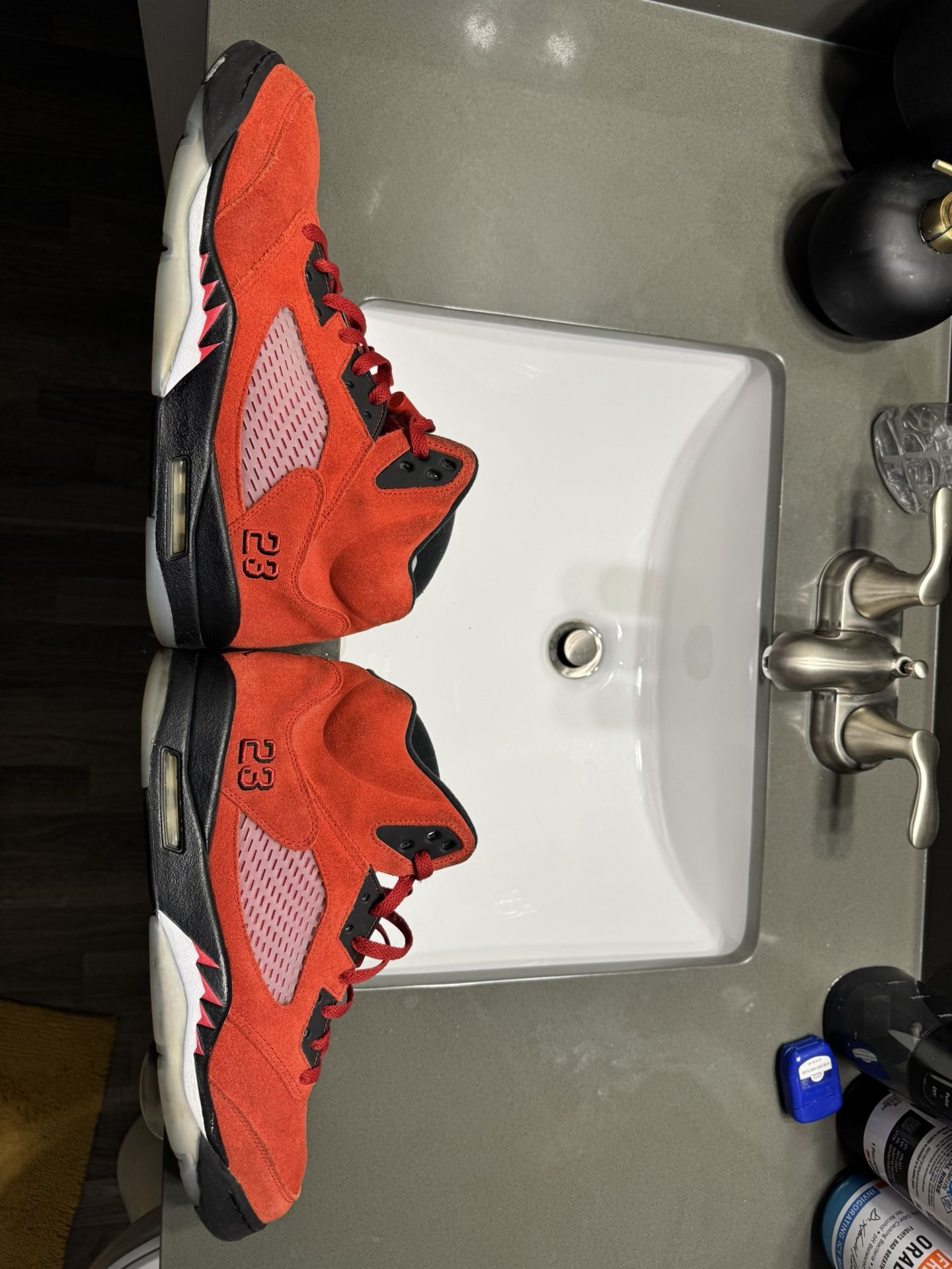 Raging Bull Jordan 5’s Size 13 (Like New)
