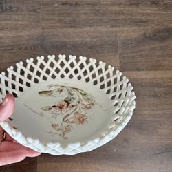 1880s Antique Lattice Bowl