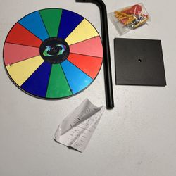 12 Inch 12 Slots Prize Wheel Tabletop Fortune Spin