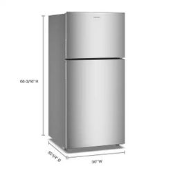 Amana 19 cubic inch Stainless Steel Refrigerator (new)