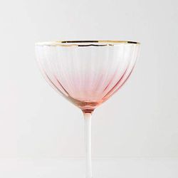 Anthropologie Pink Couple Glasses