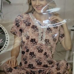 Woman Short Sleeve Pajamas