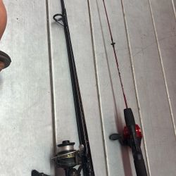 One Adult Fishing Pole In One Child Fishing Pole