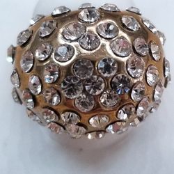 Gold Plated Dome Ring