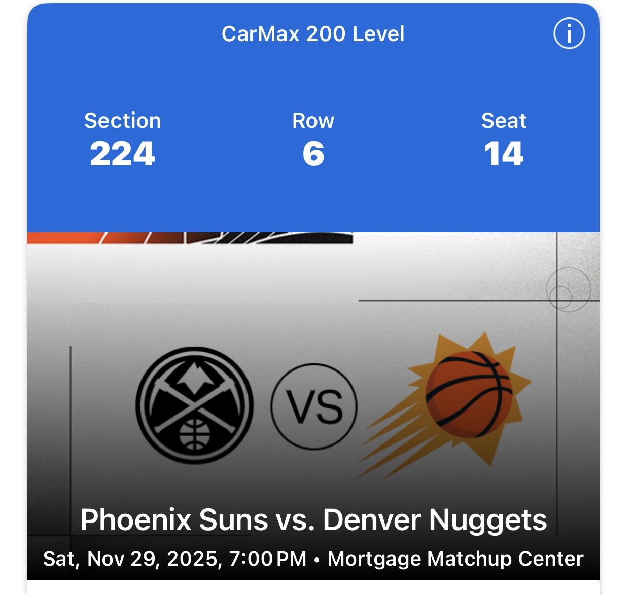 Phoenix Suns vs Denver Nuggets