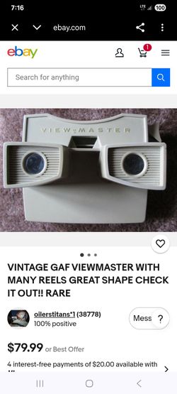 Viewmaster en buenas condiciones trae 21 discos diferentes fotos antiguas todo lo que se en las fotos