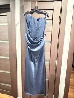 Navy Blue Corset Gown (size 10)