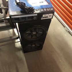 Two 12’ Subwoofers +amp 