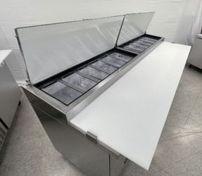 NSF Pizza Prep Table Refrigerator 92 ins PICL3