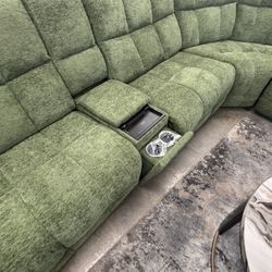 Power Motion Sectional Recliner Sofa Set