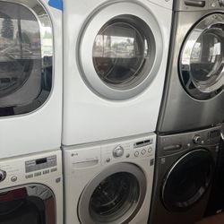 Lg Washer And Electric Dryer Used 