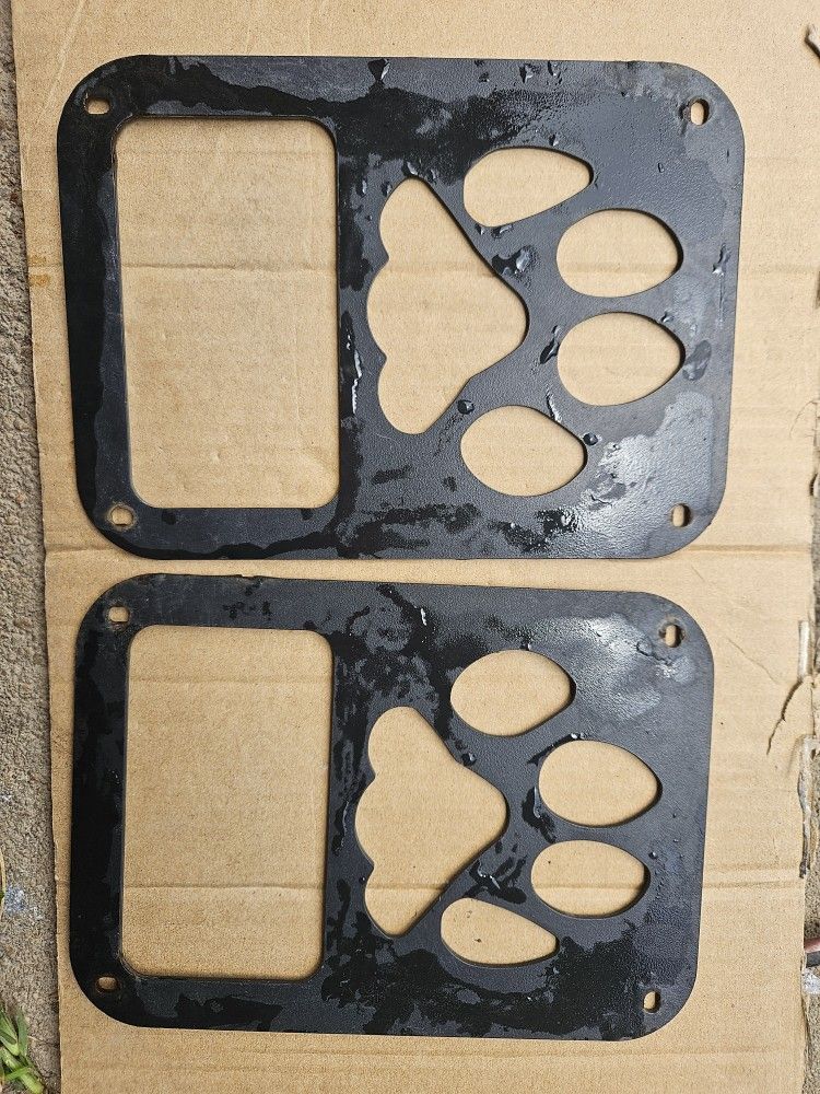 Jeep Tail Light Plates