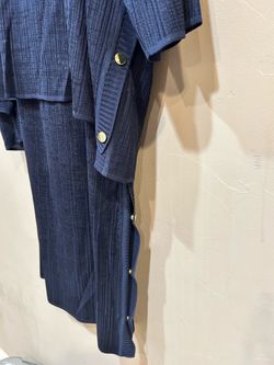 Blouse and skirt suit