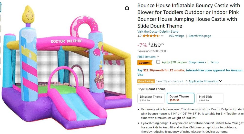 Toddler Bounce House