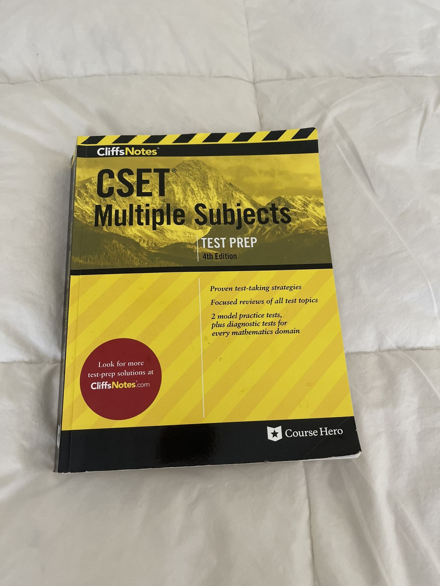 CSET Multiple Subject Test Prep Cliff Notes