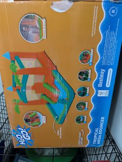 Bouncy house with pool/ Tropical Mega Bouncer