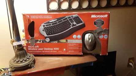 Microsoft wireless laser desktop 4000 keyboard and mouse