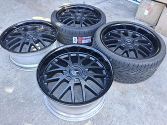 19" TSW WHEELS STAGGERED 5X112