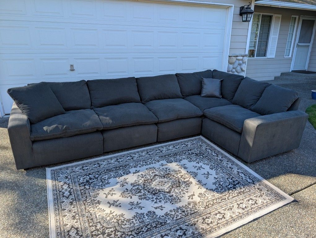 Gray Modular Sectional Delivery Available 🚚