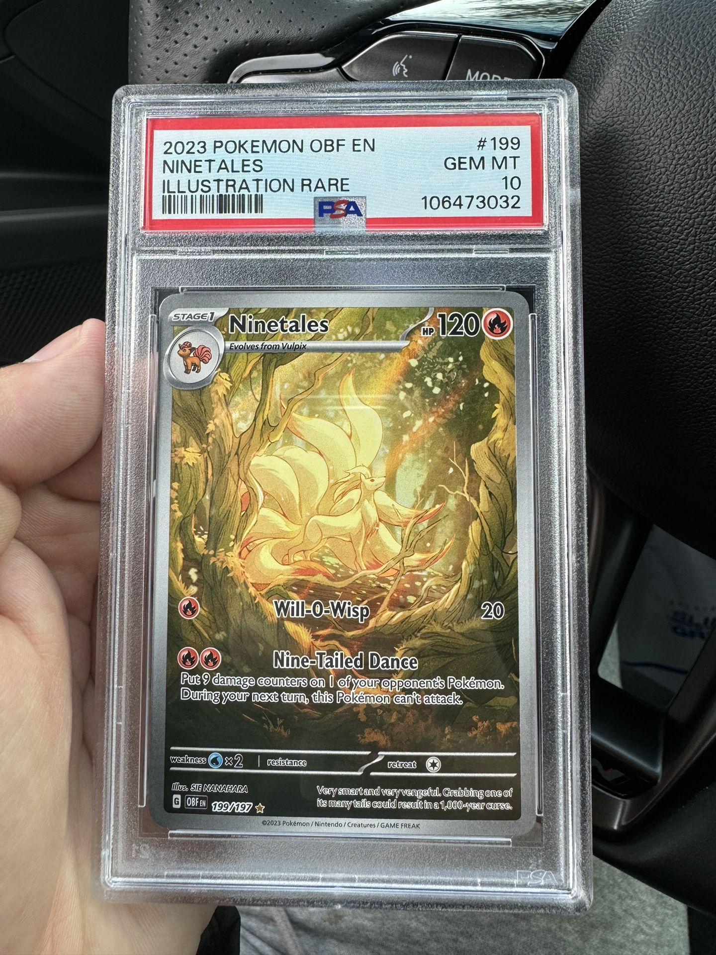 Ninetails Obsidian Flames PSA 10