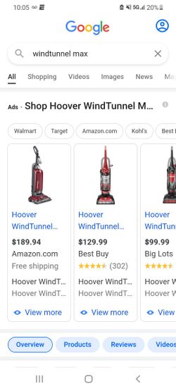 Vaccums Hoover Various Models