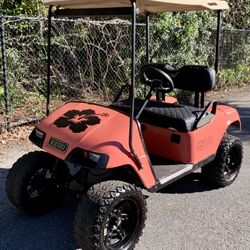 EZGO TXT LIFTED GOLF CART “ALOHA” THEMED