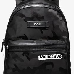 New Michael Kors Mens Nylon Logo Backpack