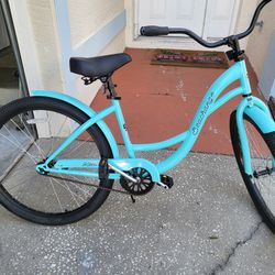 Kent, 26 inch Ladies Seachange, Beach Cruiser Bicycle, Blue

