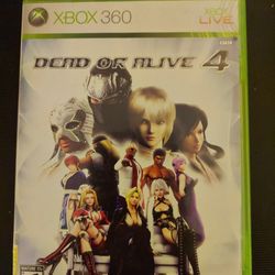 Dead Or Alive 4 DOA 4 CIB Xbox 360 $10