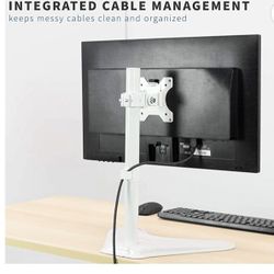 VIVO Single Monitor Desk Stand, Holds Screens up to 32 inch Regular and 38 inch Ultrawid