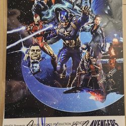Autographed Marvel Poster