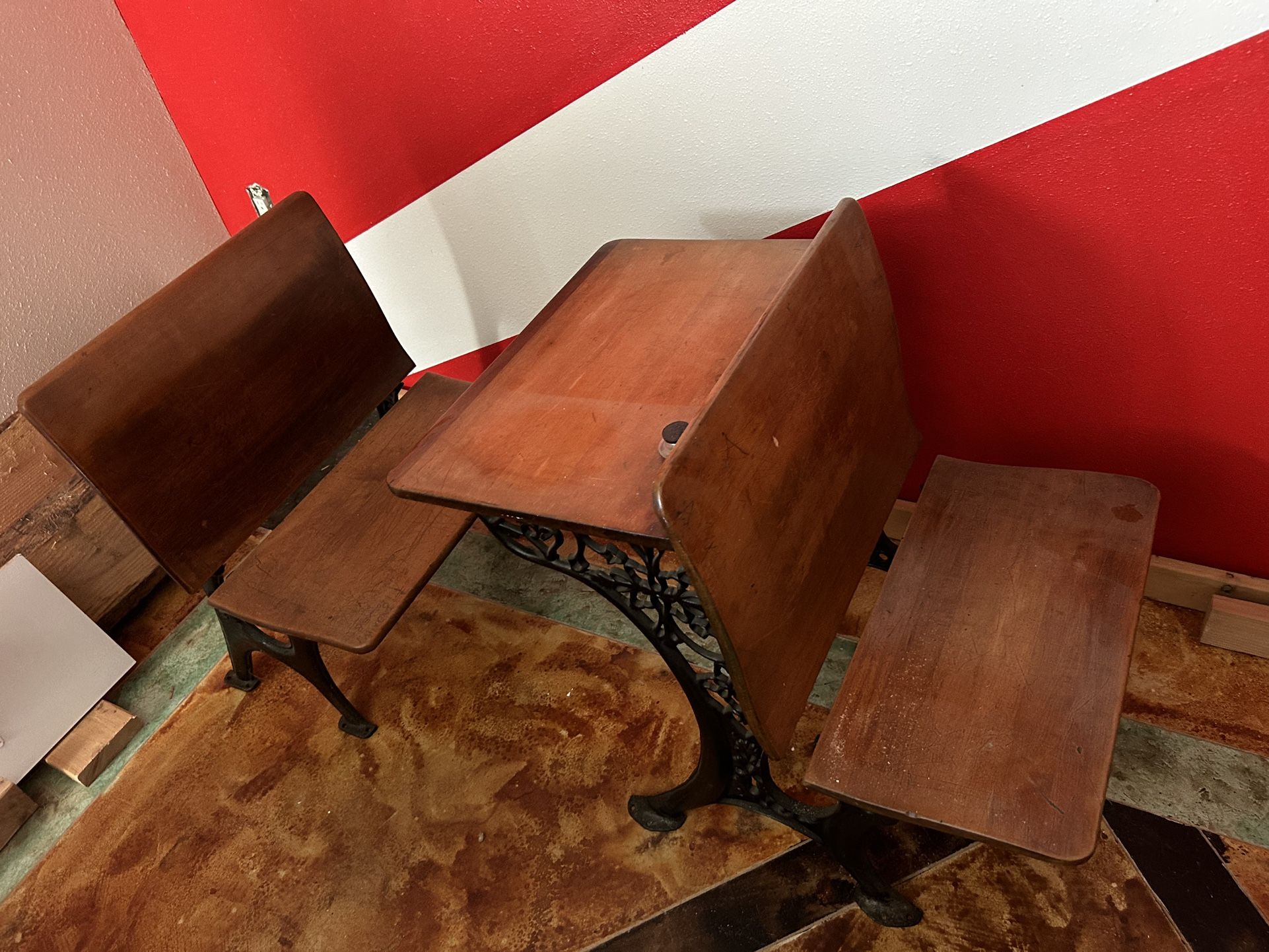 Antique School Desk
