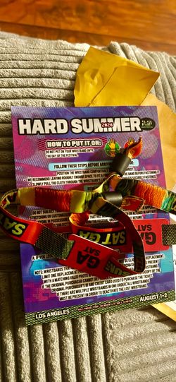 Hard Summer GA Saturday Wristband
